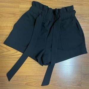 Black Tie Shorts